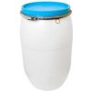 Kinekus Plastový barel s kovovým uzáverom, objem 220L, na kvas, biely