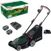BOSCH Rotak 18V2-43 / Aku kosačka na trávu / 18V / Šírka záberu 43 cm / Kôš 50 L / 2x 4.0 Ah (06008B9L00)