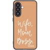 Picasee silikonový černý obal pro Samsung Galaxy A26 5G A266B - Boss Mama