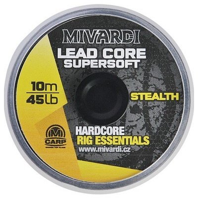 Mivardi Šnúrka Lead Core SuperSoft - Stealth 10m/45lb