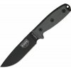 Esee 4 Black Micarta s hnedým púzdrom a molle