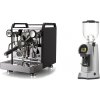 Rocket Espresso Mozzafiato FAST V, black + Eureka Helios 65, grey
