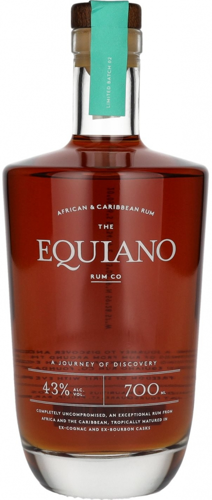 Equiano Rum 43% 0,7 l (čistá fľaša)