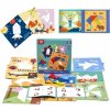 TOOKY TOY Puzzle Tangram Puzzle pre deti Učenie tvarov Figúrky Tvary 18el.