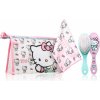 Hello Kitty Travel Set hrebeň 1 ks + uterák 29 x 48 cm + kozmetická taštička 23 x 15 x 8 cm