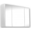 Olsen Spa SW-85-LU Skrinka so zrkadlom 2x dvierka 85x13x50cm, Biela OLNSW85LU