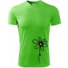 Kopretina - dole na výšku - Pánske tričko Fantasy športové - XL ( Apple Green )