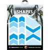 Reflective Berlin Reflective Shapes Chevrons blue uni