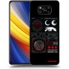 Picasee silikónový čierny obal pre Xiaomi Poco X3 Pro - WAVES