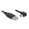 Delock kábel USB 2.0 A-samec > USB mini-B 5-pin samec pravoůhlý, 2m