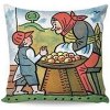 Matějovský Návlek Josef Lada Bola jedna babka, Bavlna DELUXE DIGITAL, Digital návlek 40x40cm