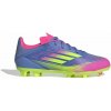 adidas F50 League Childrens Firm Ground Football Boots Blue/Lemon 2 (34)