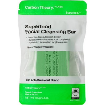 Carbon Theory Superfood Facial Cleansing Bar - Čistiace pleťové mydlo 100 g