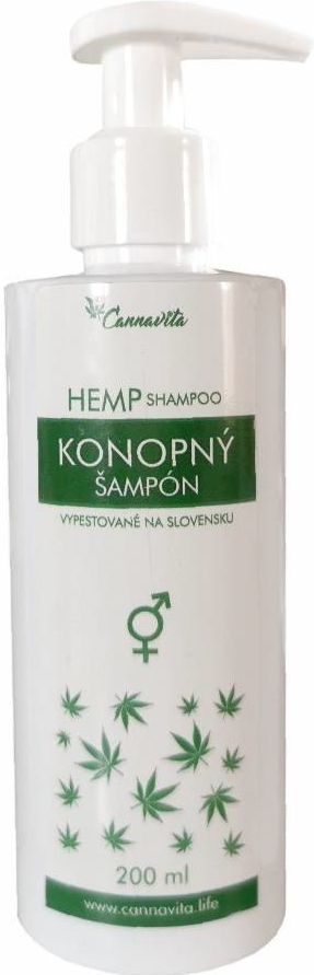 Cannavita Hemp konopný šampón unisex 200 ml