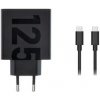 Motorola TurboPower GaN MC-1252, USB-C 125W + USB-C na USB-C kábel, čierna (Blister)
