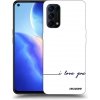 Picasee silikónový čierny obal pre OPPO Reno 5 5G - Milujem ťa
