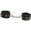 Kožené putá na ruky Zado čierne