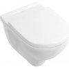 Villeroy & Boch O.novo - Závesné WC s doskou SoftClosing, DirectFlush, CeramicPlus, alpská biela 5660HRR1