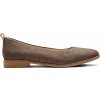 Baleríny Clarks Alice Ivy hnedé, kožené, veľkosť 41
