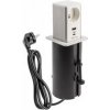 GTV Výsuvná nábytková zásuvka věže, 1x francouzská zásuvka, 1xUSB A, 1xUSB