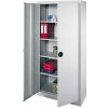 Kovová skriňa univerzálna KS 195 sivá - 1 kus - 1 KS - 4 - dvojdverové - 914x1950x463 mm - kov - Office Pro - kovová skriňa - sivá OFFICE PRO