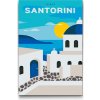 Vymalujsisam.sk Maľovanie podľa čísiel - Santorini, Grécko Veľkosť: 40x60cm, Rám: Na plastovej doske