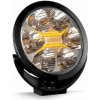 Diaľkové a obrysové svetlo oranžové LUM1.50881 okrúhle 220 mm, 2400 lm, čierny rám, WESEM