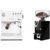 Ascaso Steel DUO PID, White&Wood + Eureka Mignon Specialita Compatto, CR black