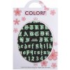 Nálepky na nechty svietiace - abeceda - Colorf CY-029