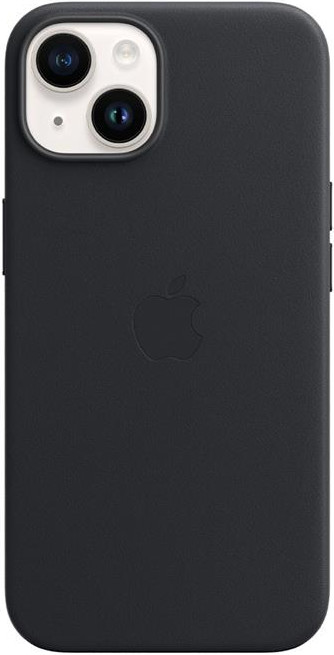 Kožené Apple na Apple iPhone 14 Leather Case with MagSafe Midnight MPP43ZM/A