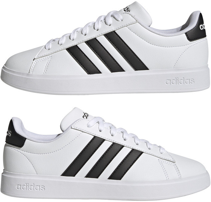 adidas Pánske tenisky GRAND COURT 2.0 Biela Čierna