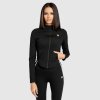 Dámska športová bunda na zips Iron Aesthetics Define, čierna, Farba Čierna, Veľkosť L