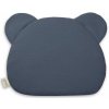 Sleepee Mušelínový plochý vankúš Teddy Bear Modrá