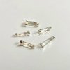 Brošňový mostík (15mm) (5ks) Svetlostrieborná