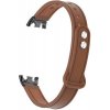 Kožený remienok pre Xiaomi Mi Smart Band 8 - Hnedý