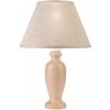 Lamkur | Stolná lampa AMFORA 1xE27/60W/230V béžová/buk | LA04655