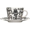 Iittala Šálka s podšálkou Taika 0,2l, čierna