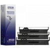 Epson C13S015339, čierna, originálna farbiaca páska, 3ks