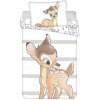 Jerry Fabrics Obliečky do postieľky Bambi stripe baby 100x135, 40x60 cm