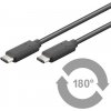 PremiumCord ku31cc1bk USB-C/male - USB-C/male, 1m, černý