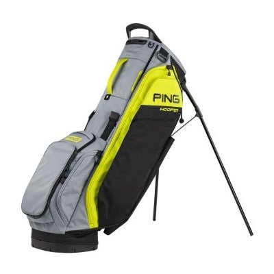 Golfový bag na nosenie Ping Hoofer Bag na nosenie (Stand bag) Šedá/Žltá