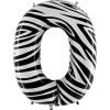 Nafukovací balónik číslo 0 zebra 102 cm extra veľký - Grabo