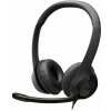 Logitech kabelový USB-C Headset H390 - černá, 981-001576