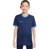 Nike Team Detský futbalový dres Nike Dri-Fit Academy 25 SS tmavo-modrý FZ9758 410 Veľkosť: S