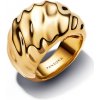 Pandora Masívny pozlátený prsteň Shine Essence 163884C00 60 mm