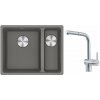 Súprava granitový drez Franke Maris 125.0687.266, kuchynská batéria Franke Atlas 115.0521.439