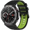 PROTEMIO 96243 SPORTY Vymeniteľný silikónový remienok Amazfit T-Rex 3 BLACK GREEN