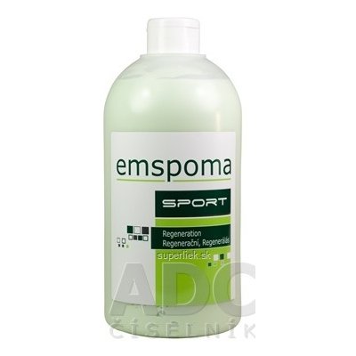 EMSPOMA Regeneračná "Z" - zelená masážna emulzia 1x1000 ml, 8594024911364