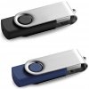 CLAUDIUS 32 GB. 32 GB USB flash disk s kovovým klipom - Modrá