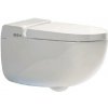 Kludi CleanTronic - Elektronický bidet s keramikou a diaľkovým ovládaním, Rimless, Spiralflush, lesklá biela 16WCW0143